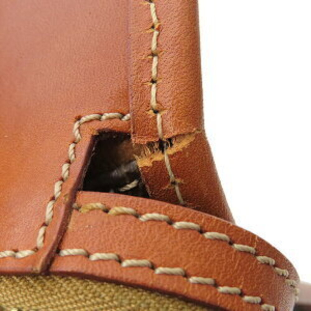 Celine Macadam Brown Tote Leather Bag - Picture 9 of 9